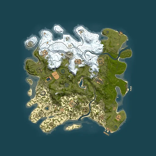 Rust map seed 1984108315, 4000x4000m top-down preview