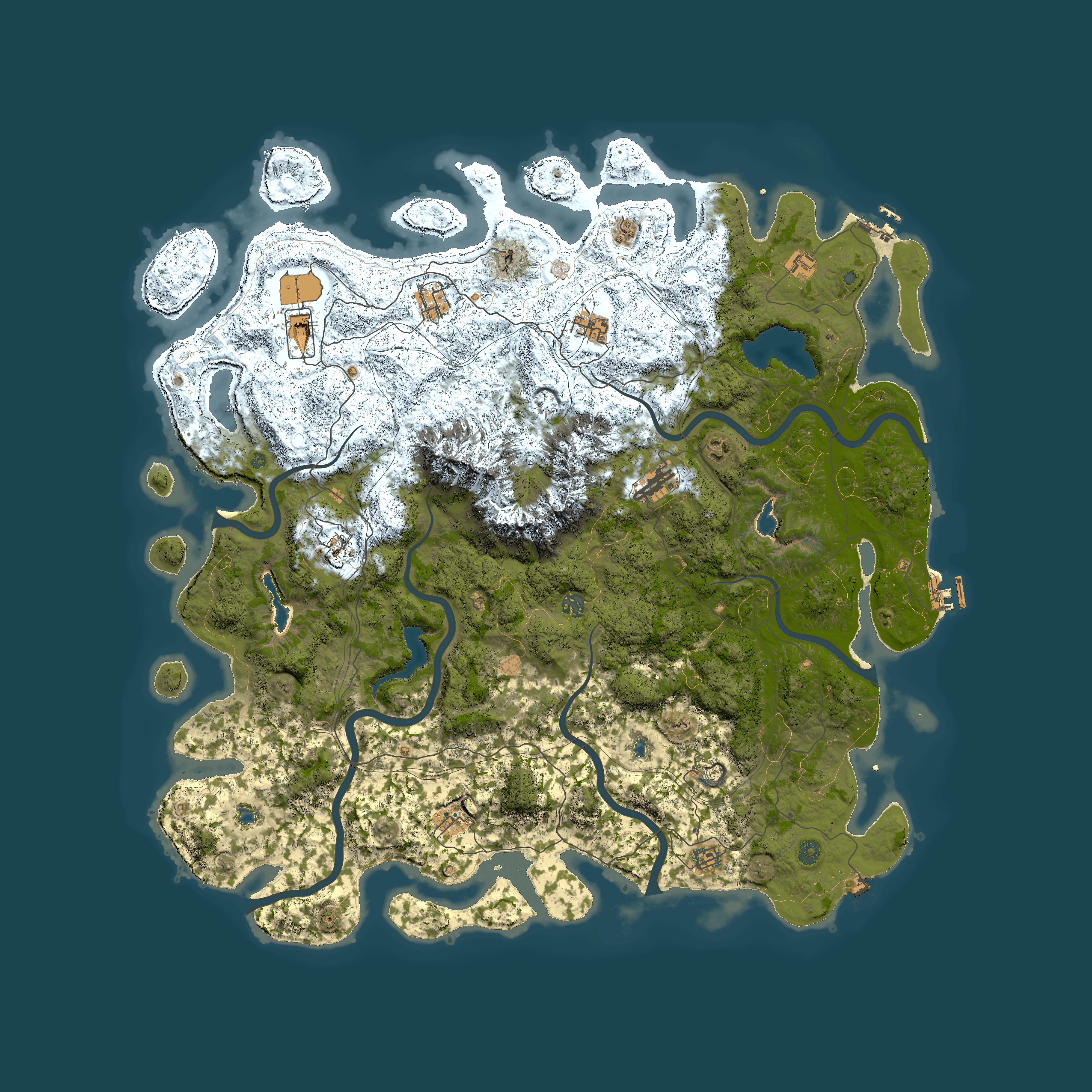 Full top-down render of Rust map seed 1035057261, 5500x5500m