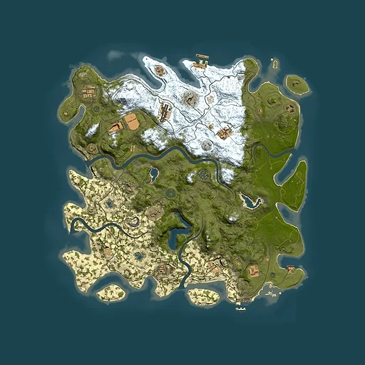 Rust map seed 655747766, 4550x4550m top-down preview