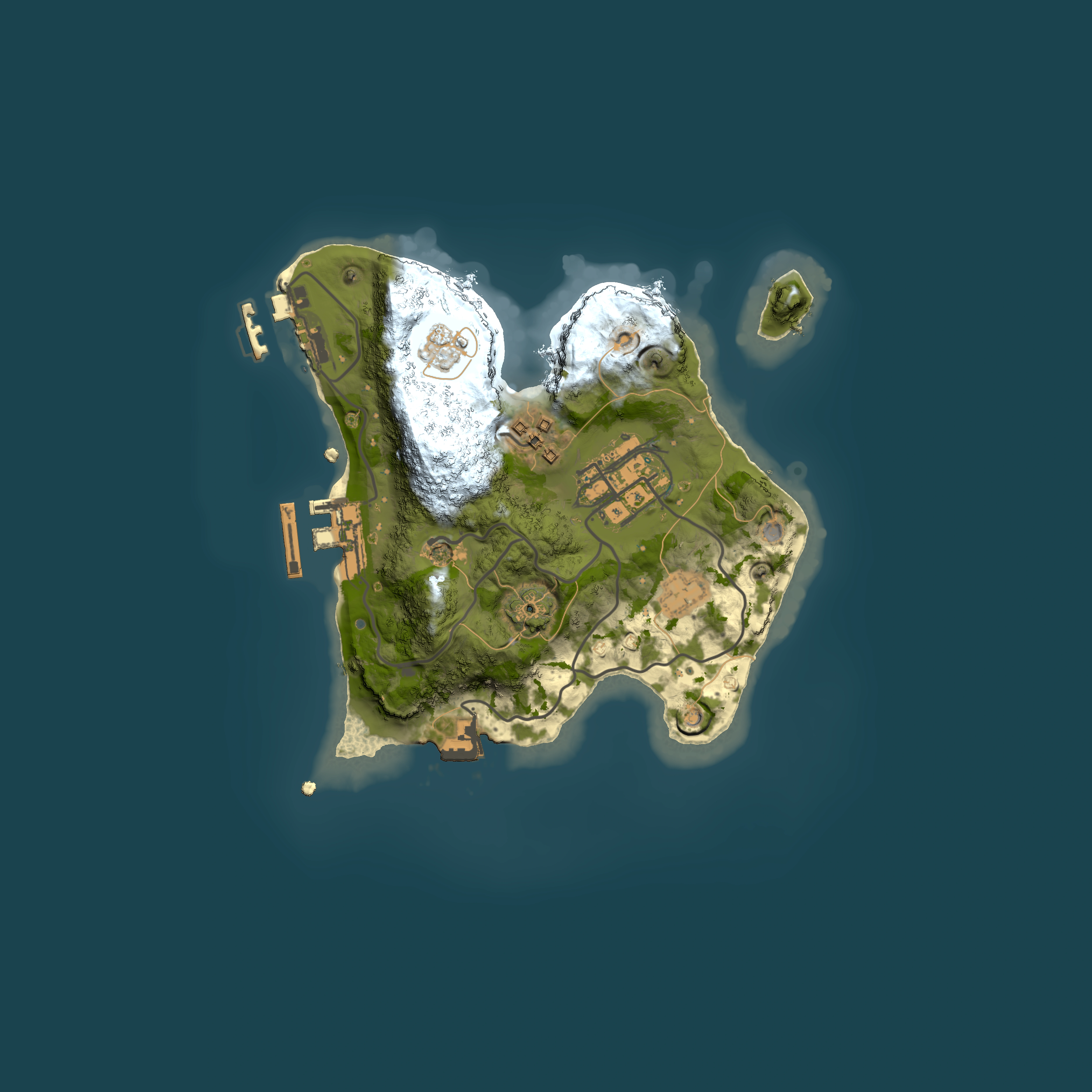 Full top-down render of Rust map seed 1037339030, 2000x2000m