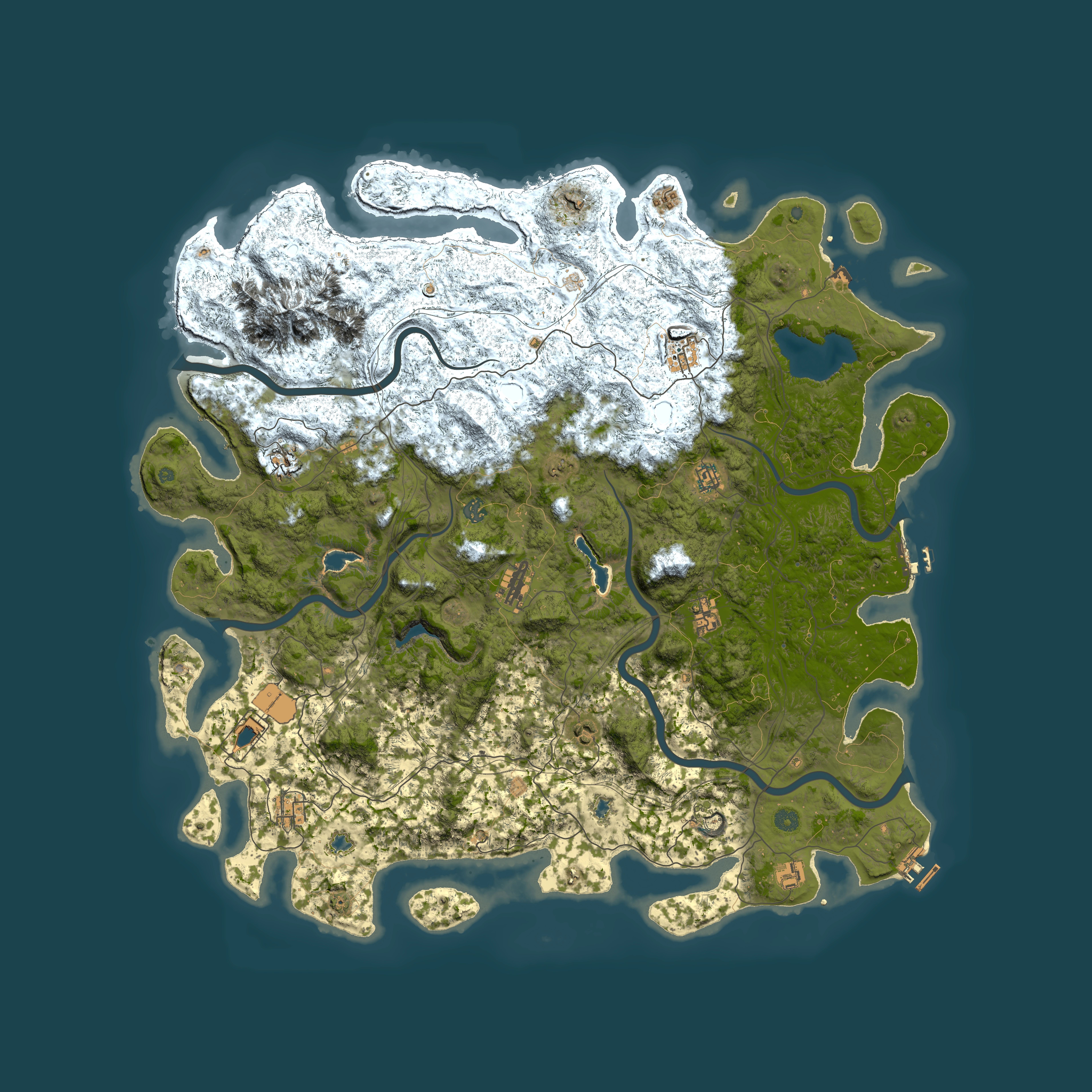 Full top-down render of Rust map seed 1722250491, 5500x5500m