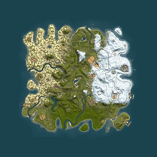 Rust map seed 1087749710, 4500x4500m top-down preview