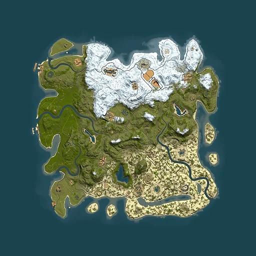 Rust map seed 542012959, 4850x4850m top-down preview