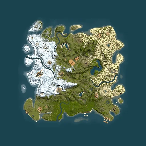 Rust map seed 1043514550, 4500x4500m top-down preview