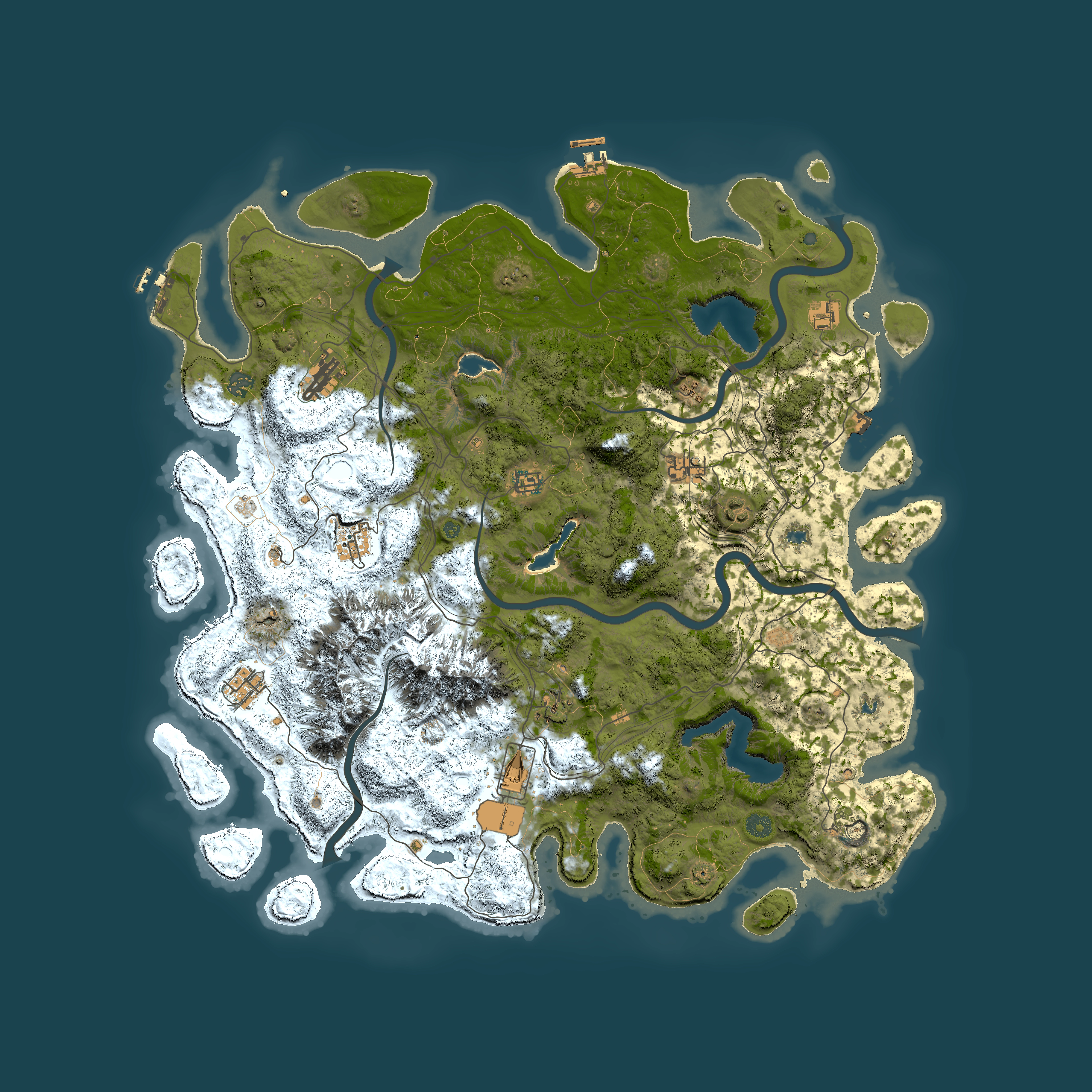 Full top-down render of Rust map seed 1806422283, 5050x5050m