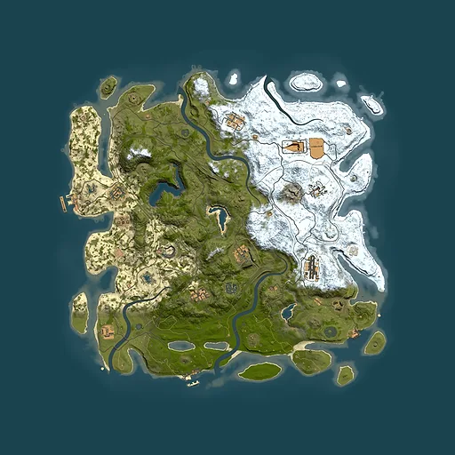 Rust map seed 1579853046, 4550x4550m top-down preview