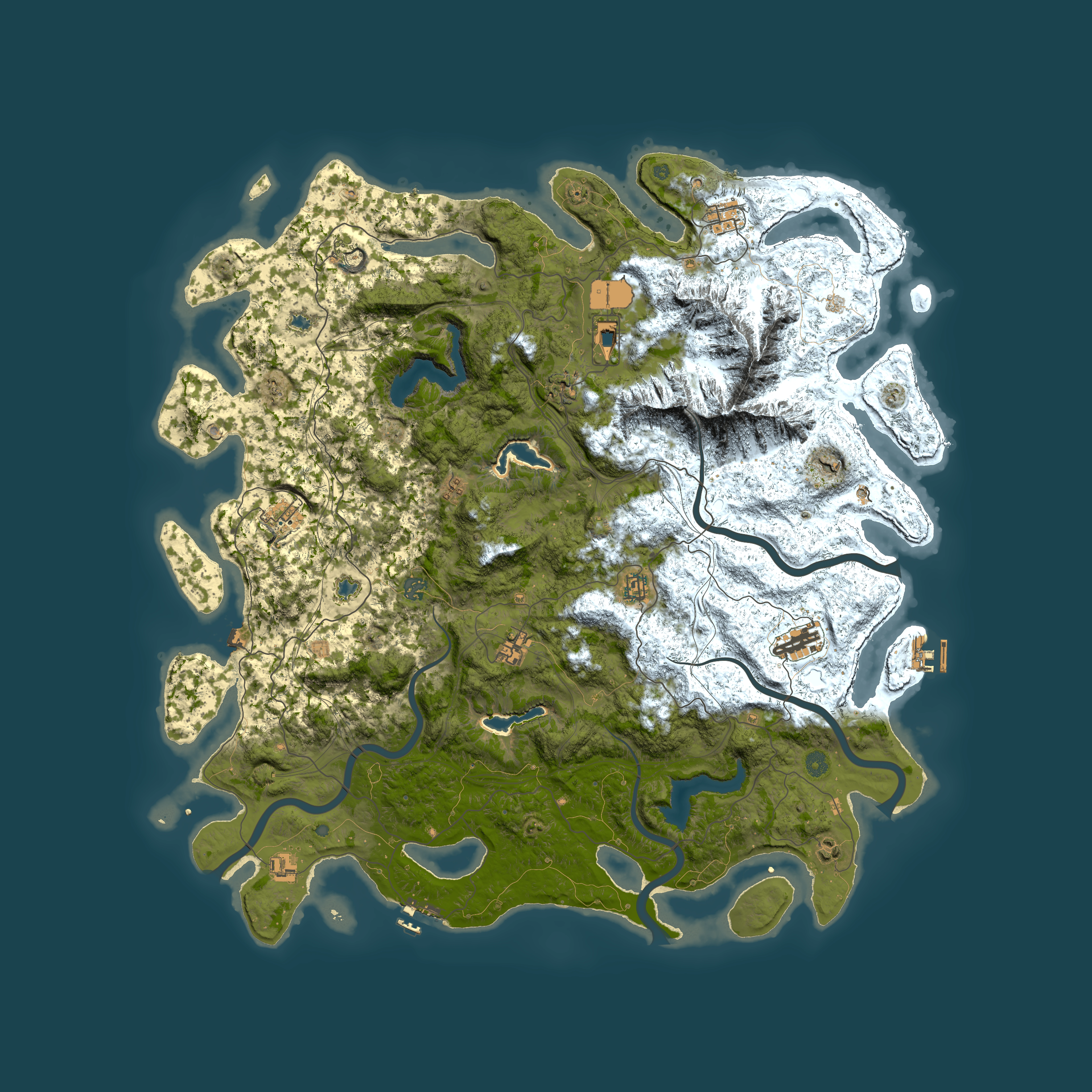 Full top-down render of Rust map seed 882127033, 5350x5350m