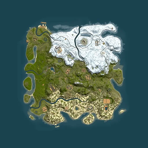 Rust map seed 1736153548, 4350x4350m top-down preview
