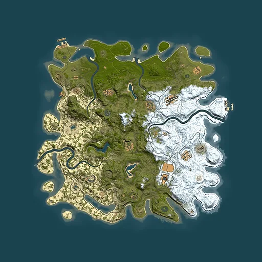 Rust map seed 1428783609, 4750x4750m top-down preview