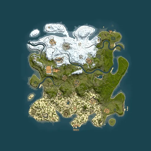 Rust map seed 1801026785, 4100x4100m top-down preview