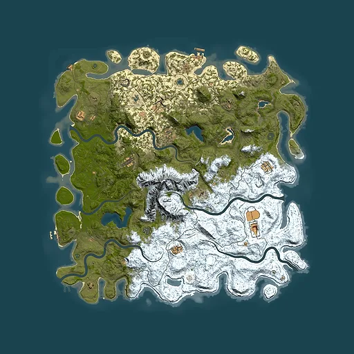 Rust map seed 1013589734, 5650x5650m top-down preview