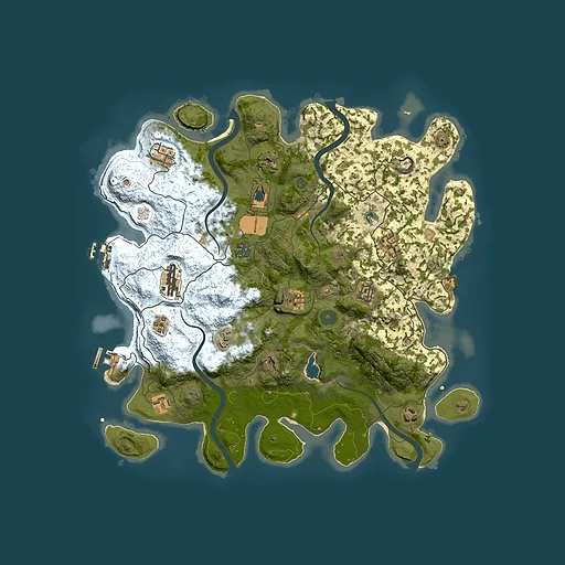 Rust map seed 1179013127, 4050x4050m top-down preview