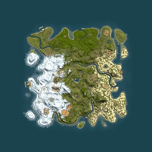 Rust map seed 55561906, 4150x4150m top-down preview