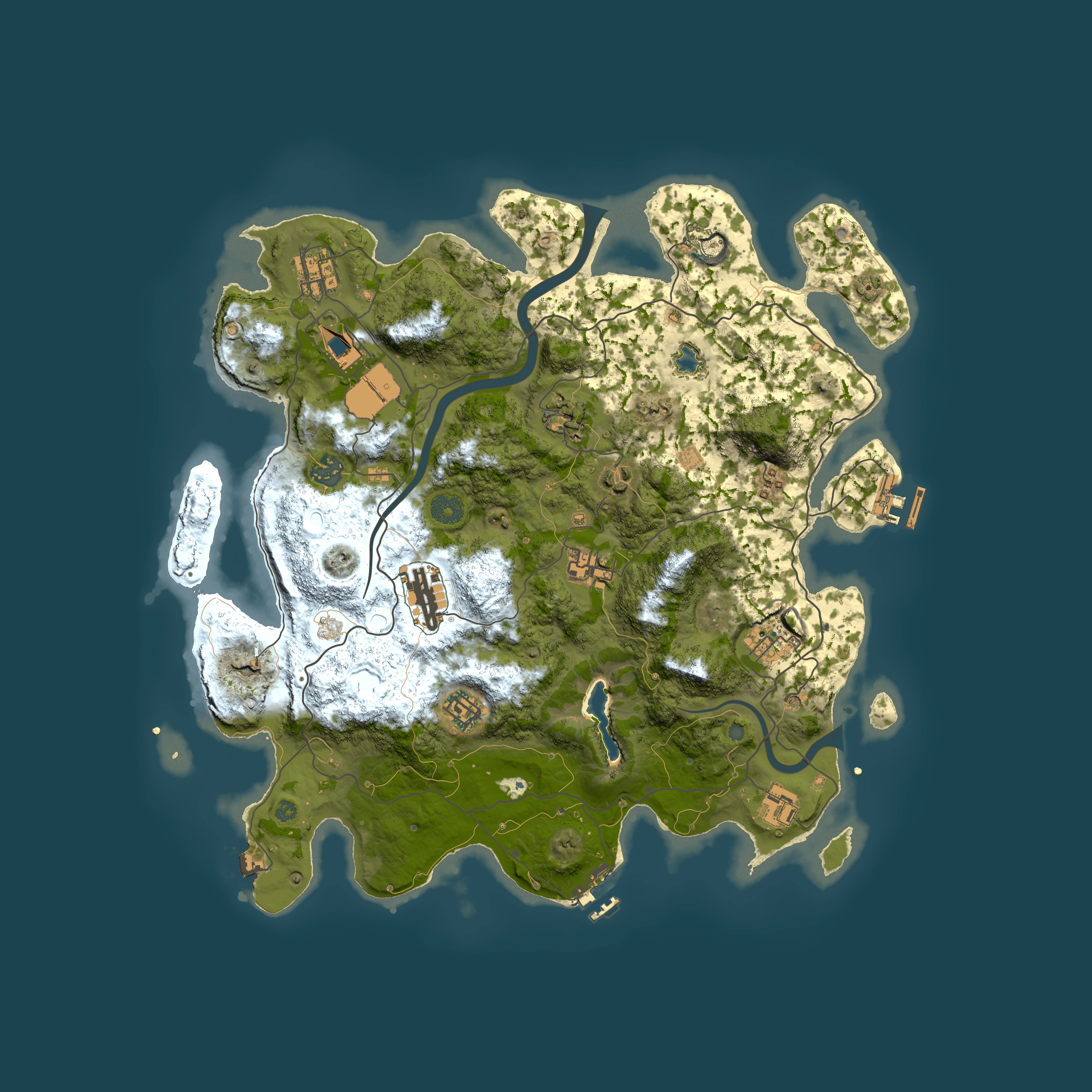 Full top-down render of Rust map seed 1635905565, 4000x4000m
