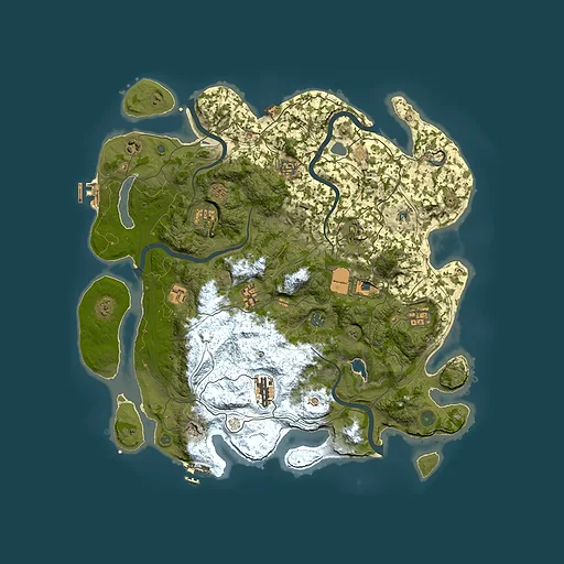 Rust map seed 1143417017, 4450x4450m top-down preview