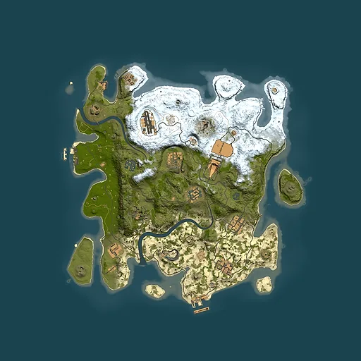 Rust map seed 962662074, 3550x3550m top-down preview