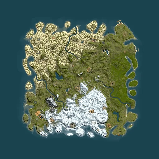 Rust map seed 2088490609, 5950x5950m top-down preview