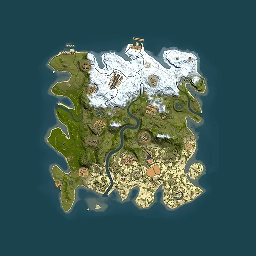 Rust map seed 1931338334, 3600x3600m top-down preview