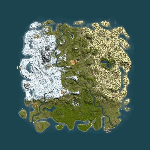 Rust map seed 679538999, 5750x5750m top-down preview