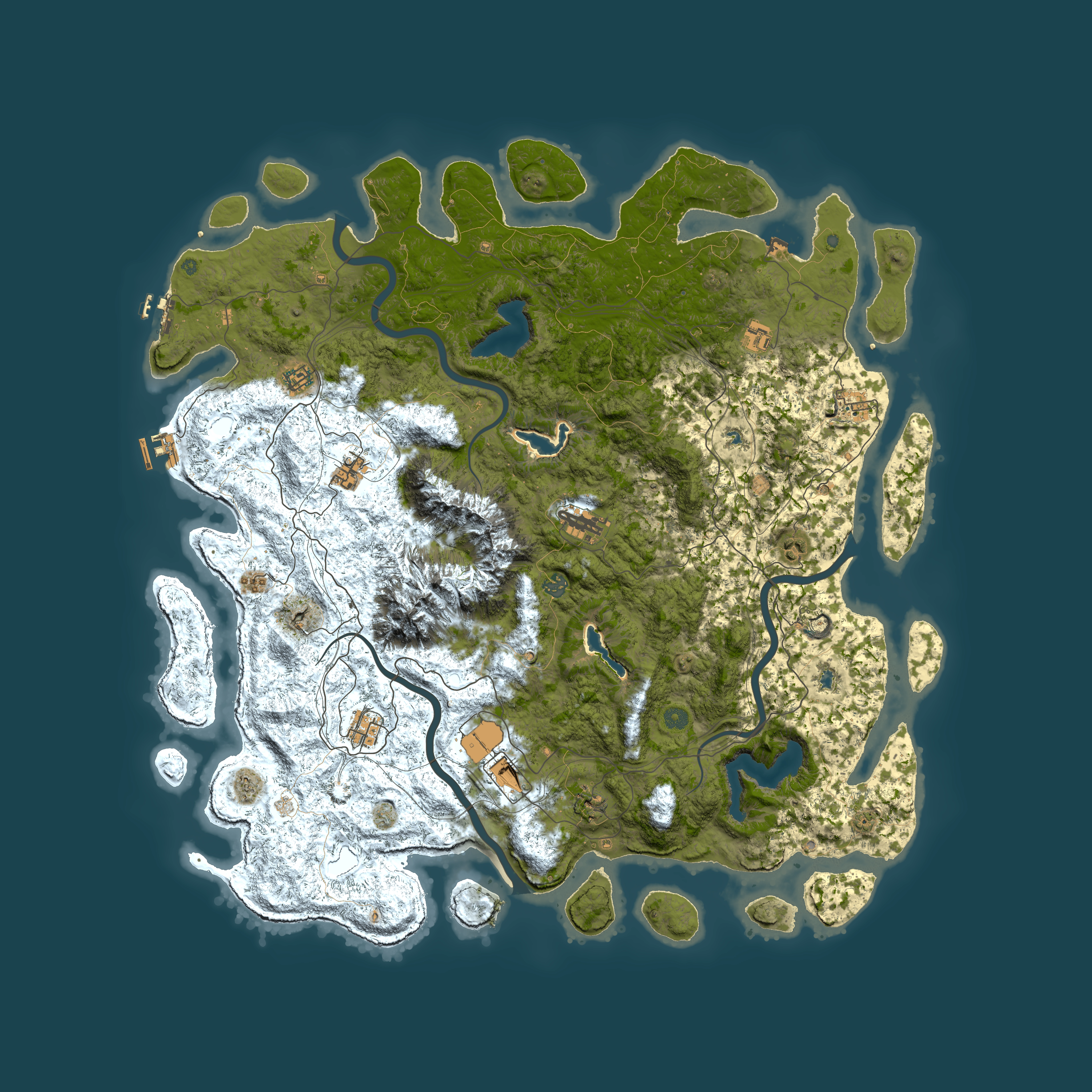 Full top-down render of Rust map seed 738942727, 5500x5500m
