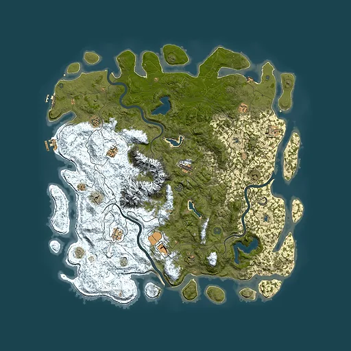 Rust map seed 738942727, 5500x5500m top-down preview