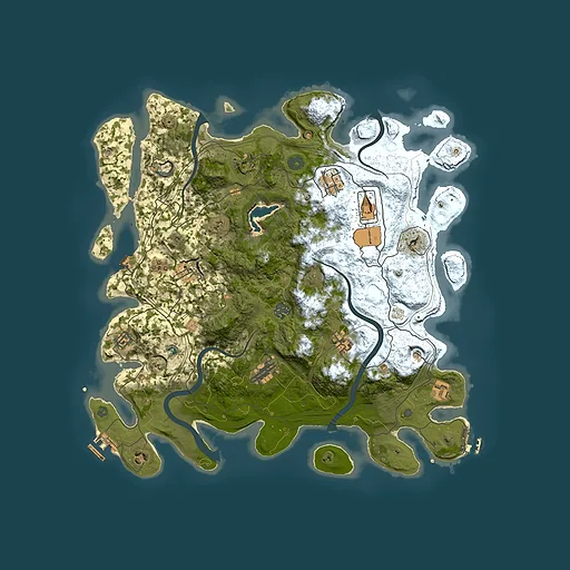 Rust map seed 88241918, 4250x4250m top-down preview