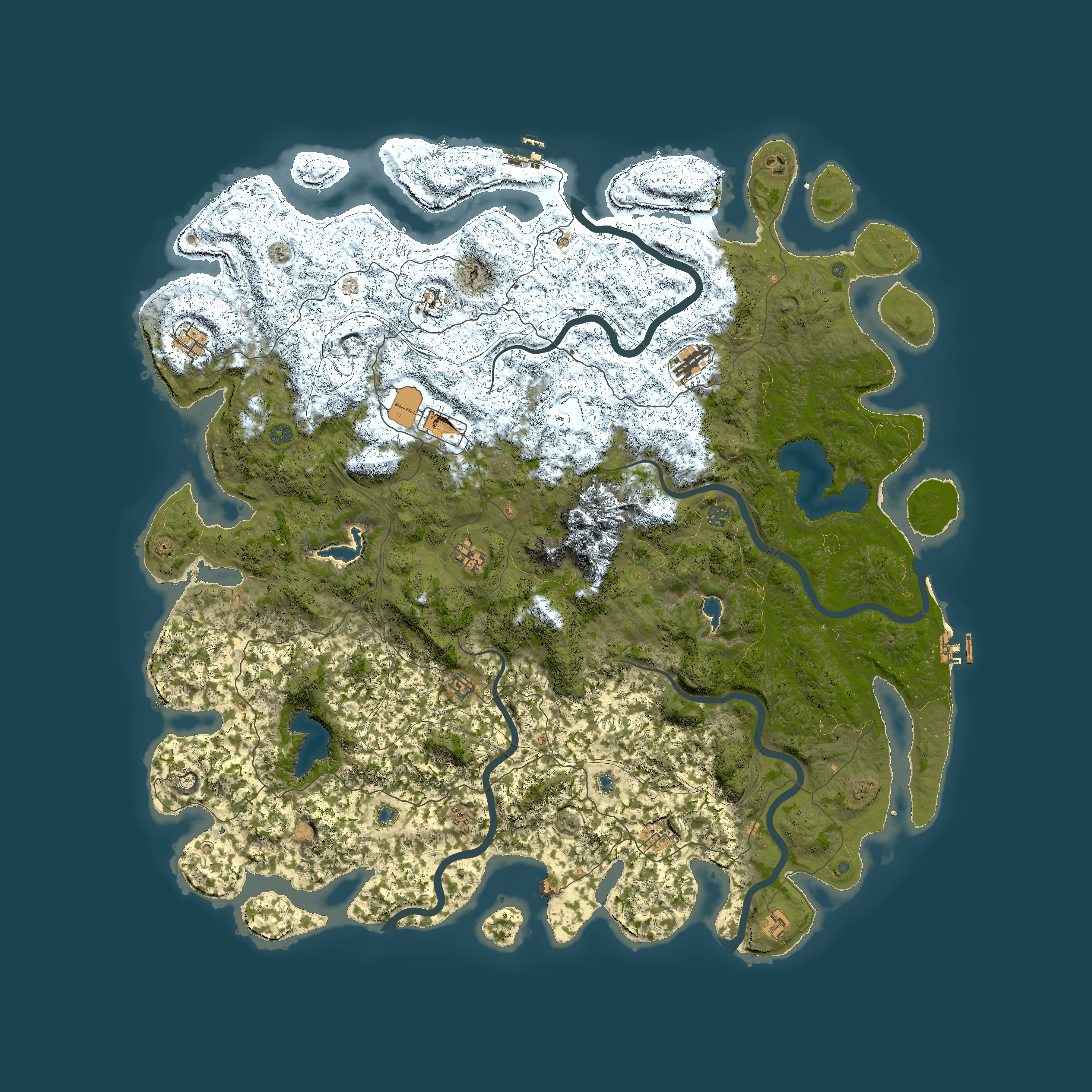 Full top-down render of Rust map seed 126653276, 5950x5950m