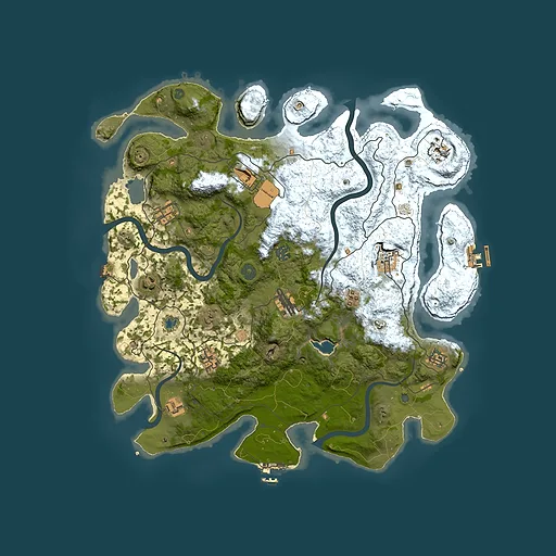 Rust map seed 103624352, 4200x4200m top-down preview