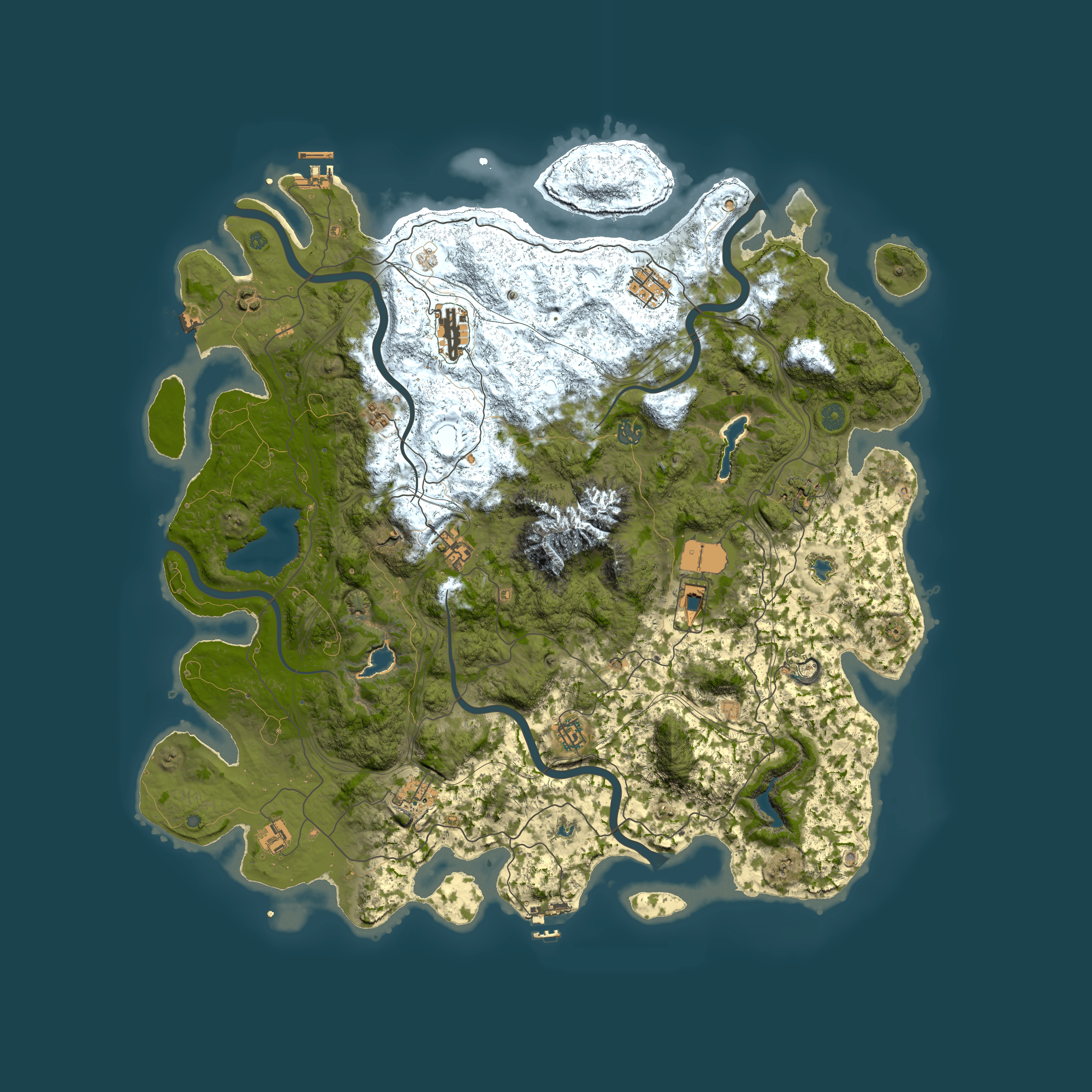Full top-down render of Rust map seed 1089317537, 5000x5000m