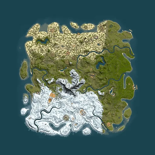 Rust map seed 2121984800, 5850x5850m top-down preview