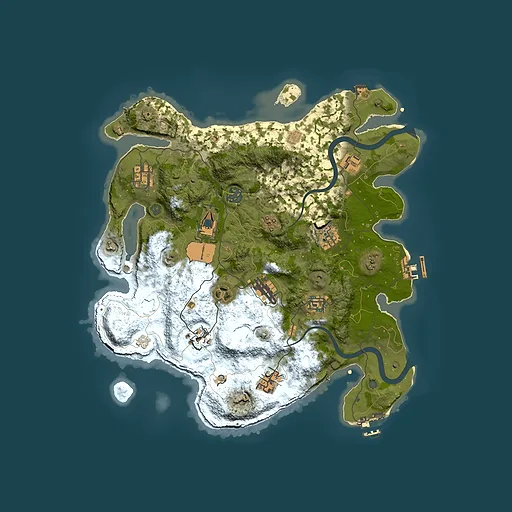 Rust map seed 790978671, 3600x3600m top-down preview
