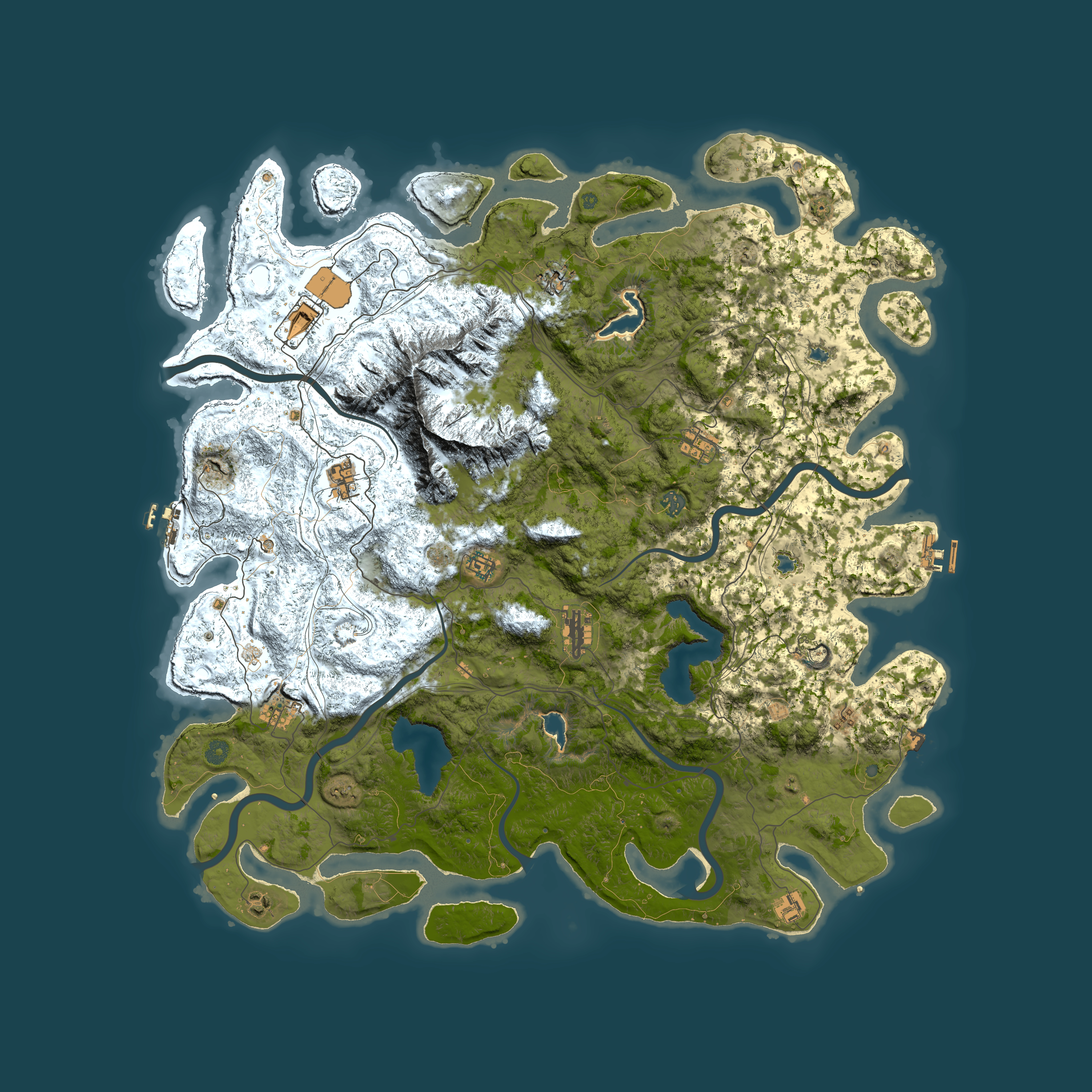 Full top-down render of Rust map seed 1187981398, 5350x5350m