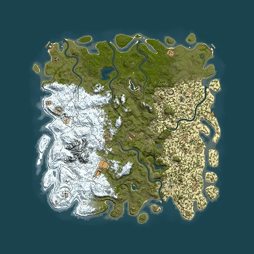 Rust map seed 13511975, 5900x5900m top-down preview