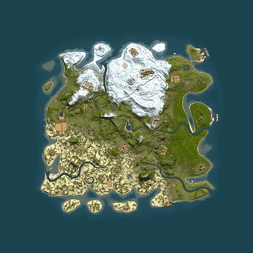 Rust map seed 2112222383, 4350x4350m top-down preview