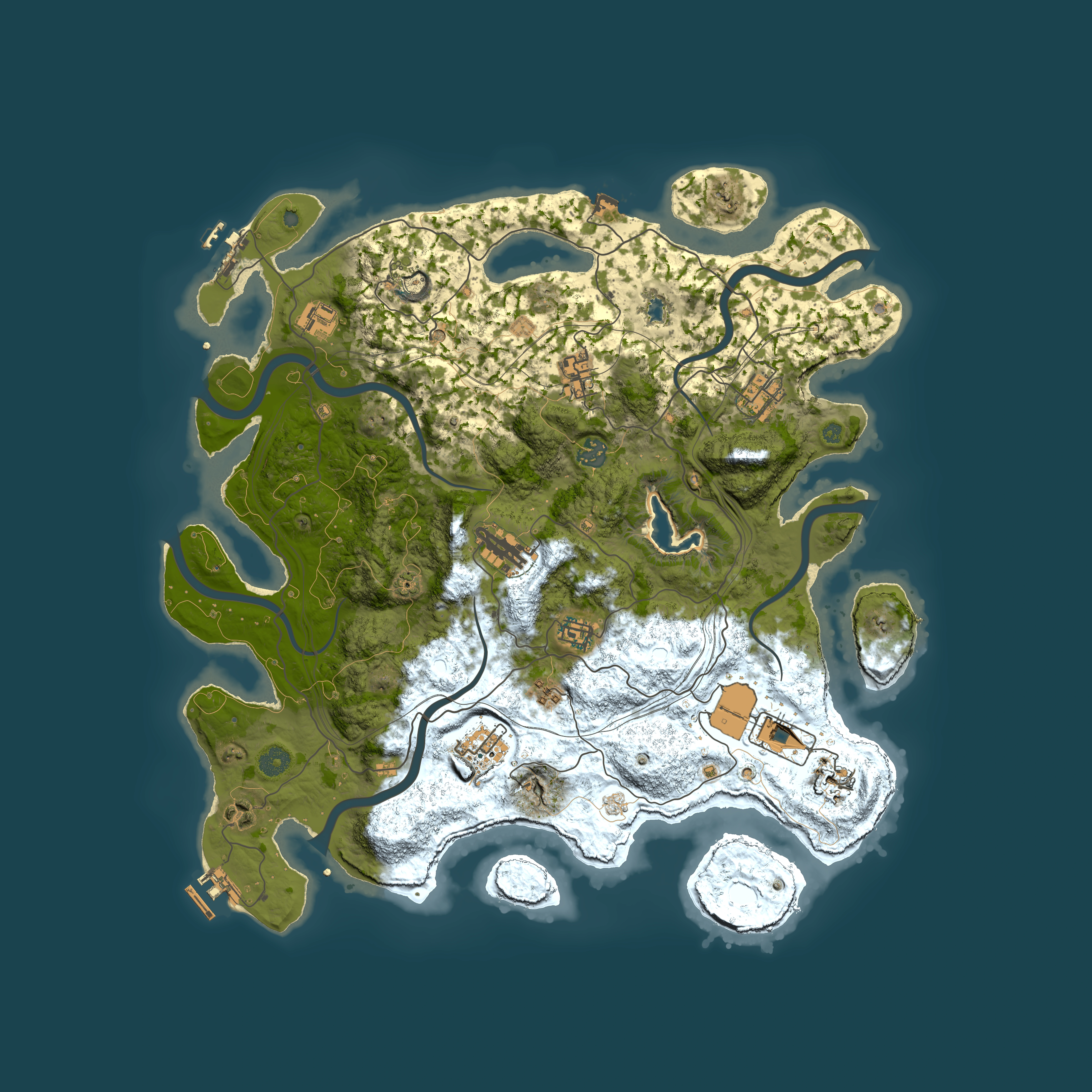 Full top-down render of Rust map seed 606738931, 4250x4250m