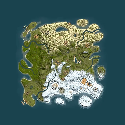 Rust map seed 606738931, 4250x4250m top-down preview