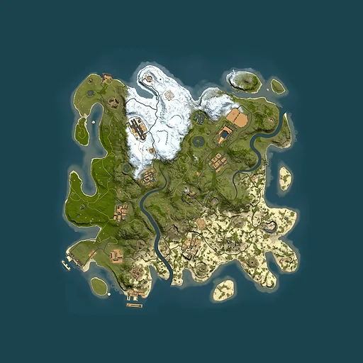 Rust map seed 1753902, 3500x3500m top-down preview