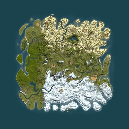Rust map seed 1187499172, 5600x5600m top-down preview