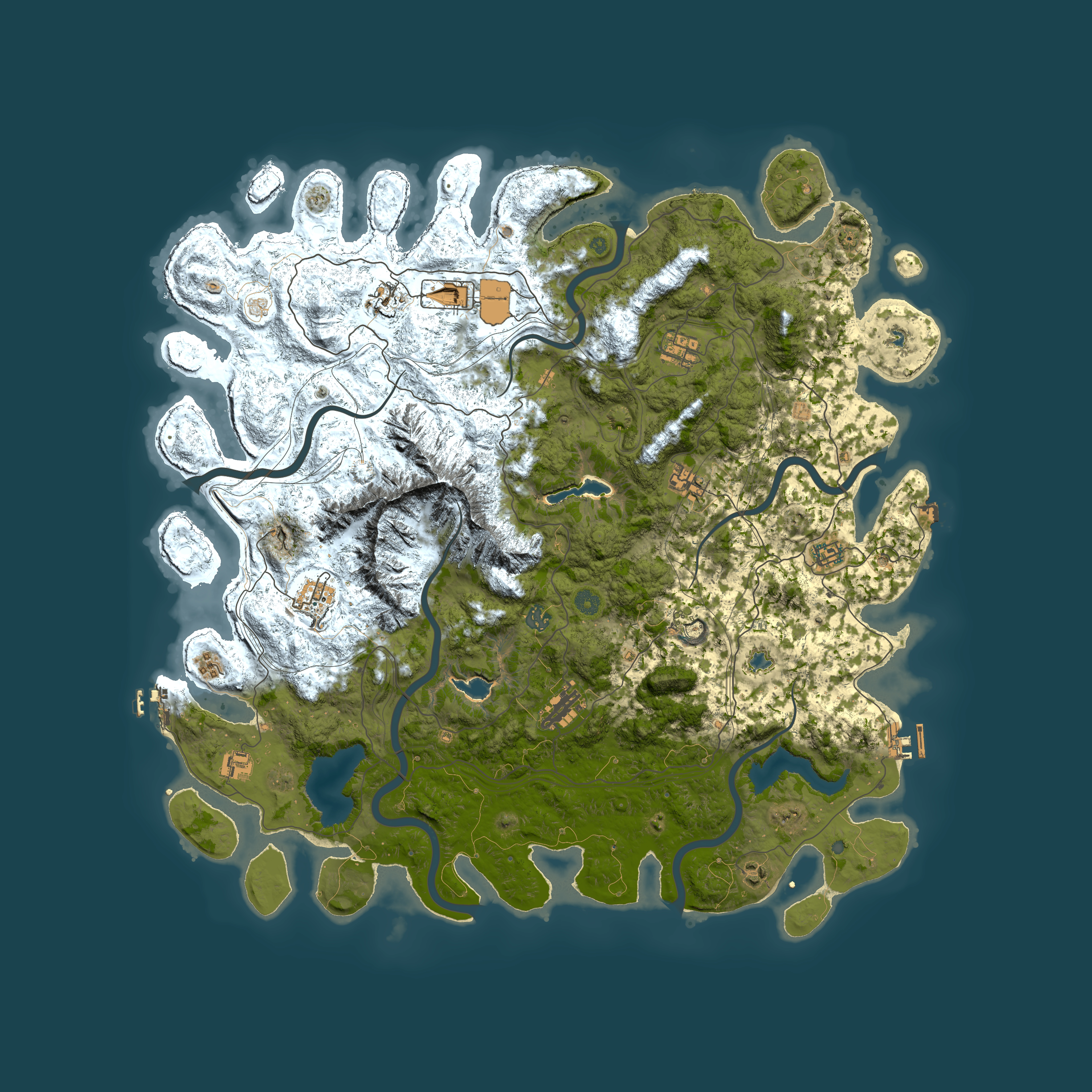 Full top-down render of Rust map seed 476224570, 5150x5150m
