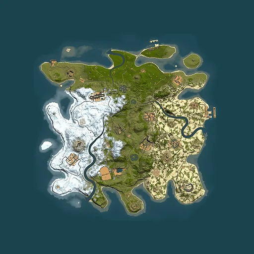 Rust map seed 1416220614, 3750x3750m top-down preview