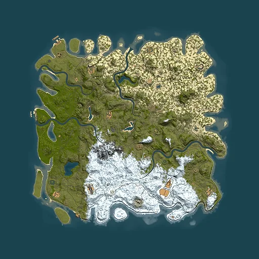 Rust map seed 442570629, 5900x5900m top-down preview
