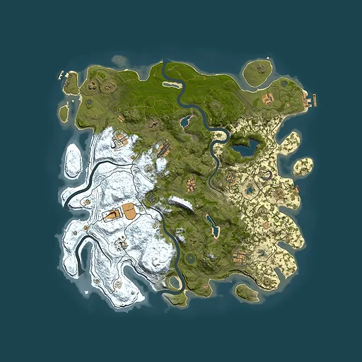 Rust map seed 1218871945, 4550x4550m top-down preview