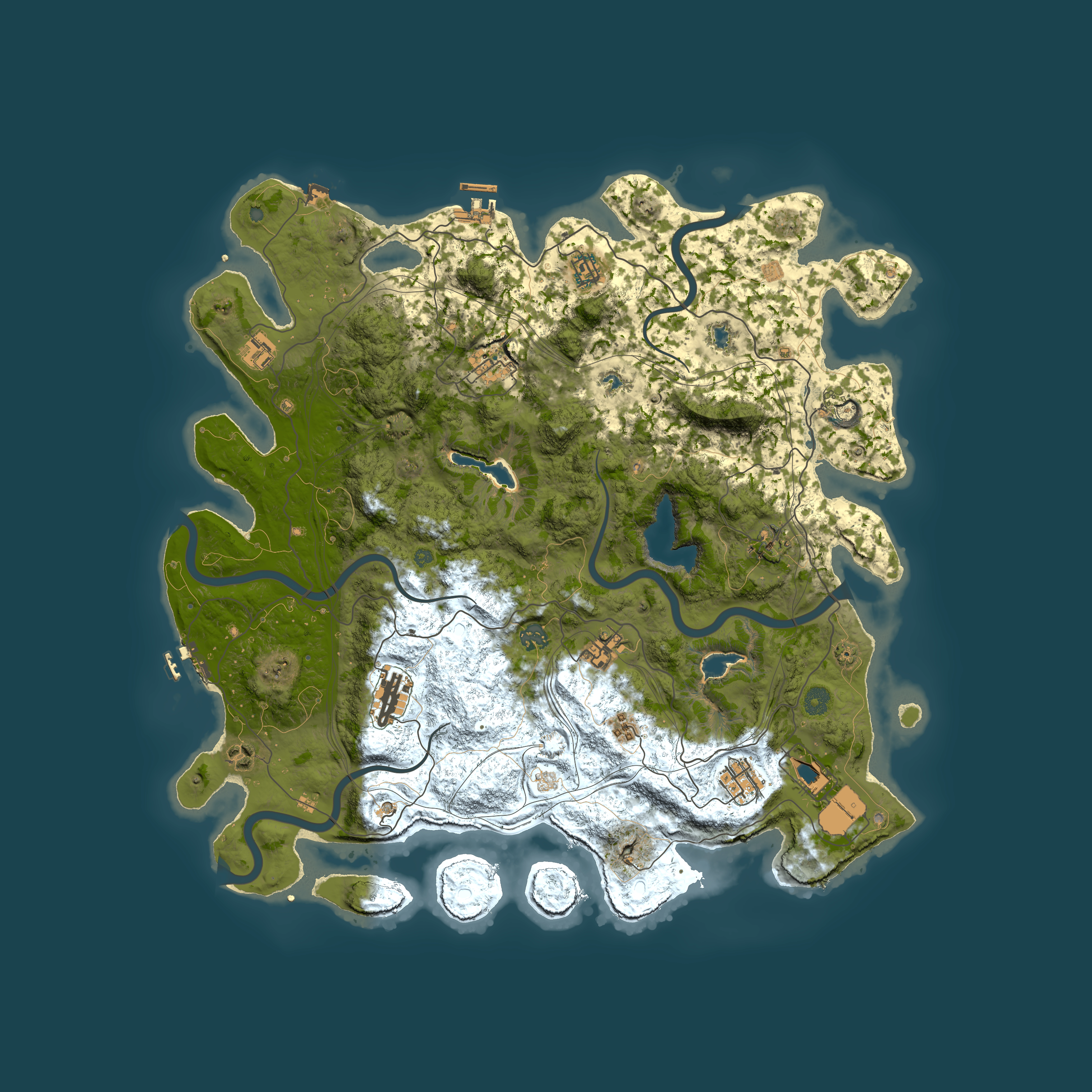 Full top-down render of Rust map seed 908298961, 4650x4650m