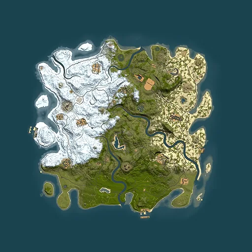 Rust map seed 316962182, 4450x4450m top-down preview