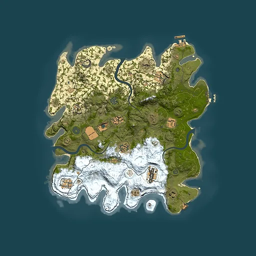 Rust map seed 1927184691, 3800x3800m top-down preview