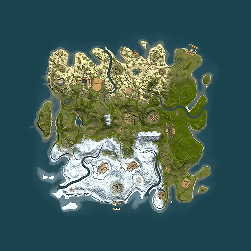 Rust map seed 467300234, 4050x4050m top-down preview