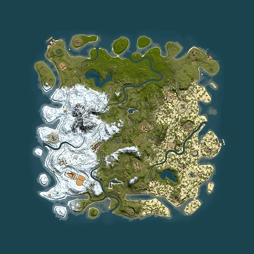 Rust map seed 988124808, 5150x5150m top-down preview