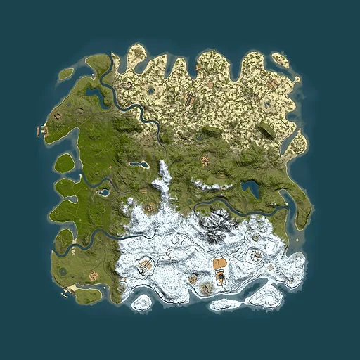 Rust map seed 320152286, 5700x5700m top-down preview