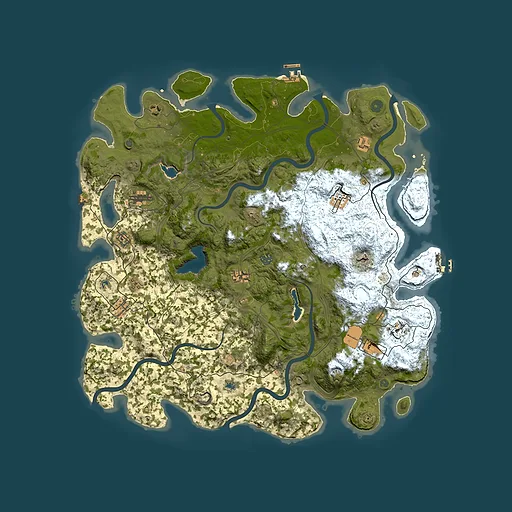 Rust map seed 1935745738, 4900x4900m top-down preview