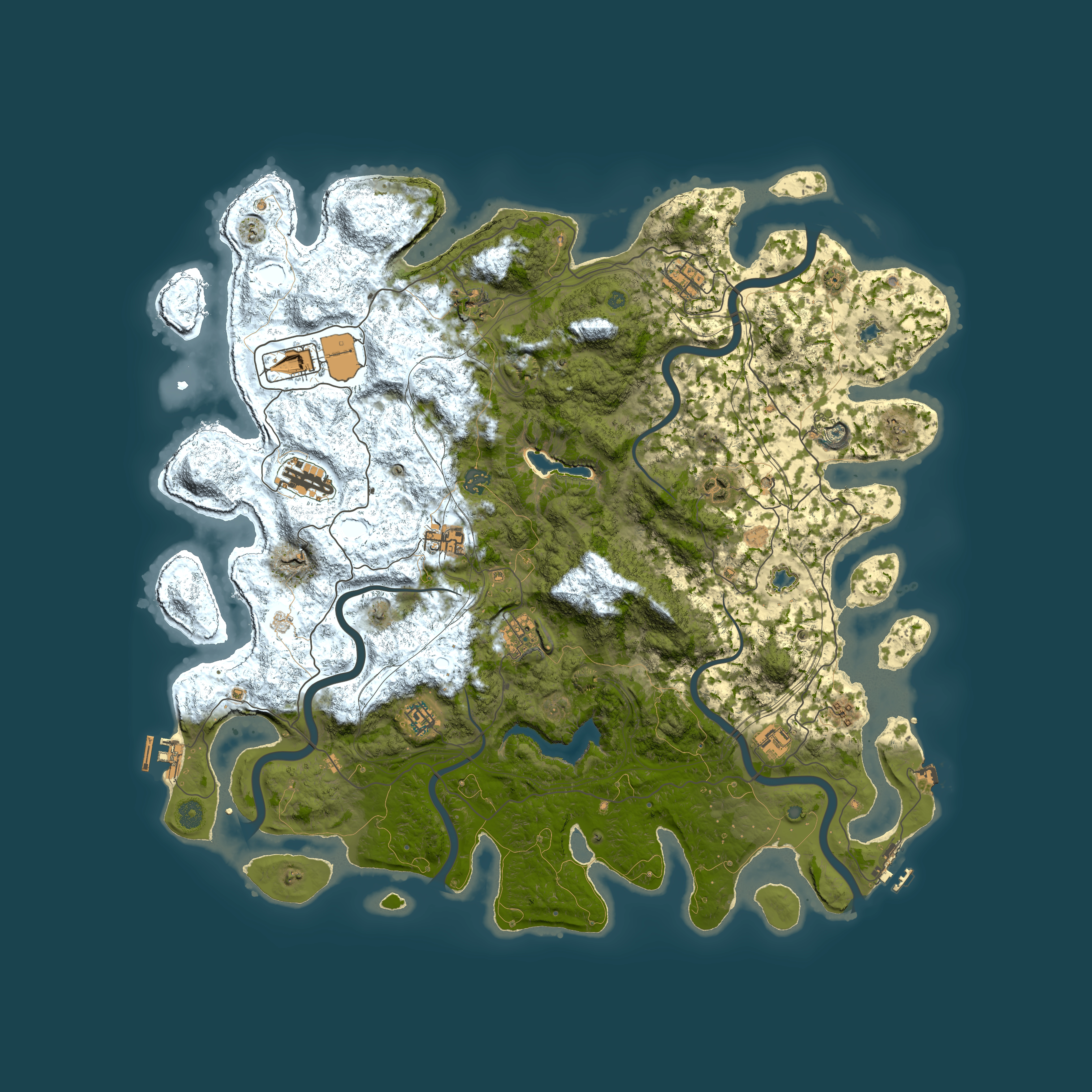 Full top-down render of Rust map seed 470868949, 4900x4900m